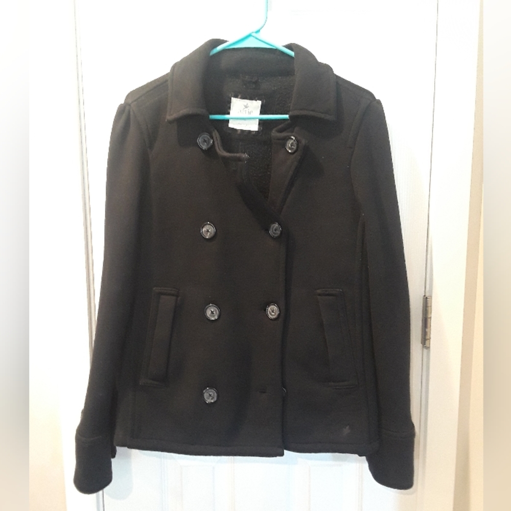 Black Pea Coat - Aerie